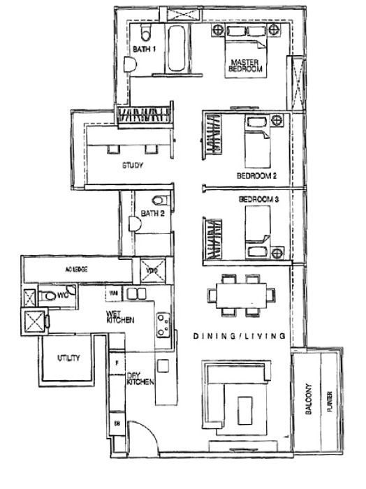 One-north Residences (D5), Apartment #1269